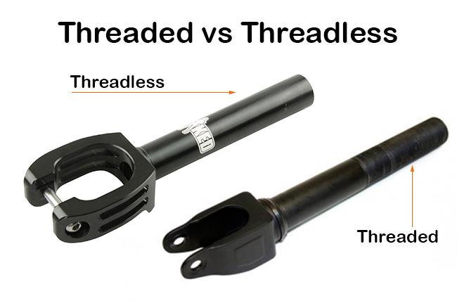 Threadless vs threaded vidlice