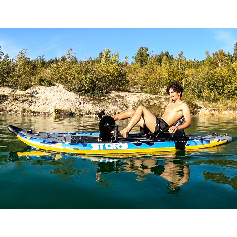Příběh Single Hybrid Nafukovací Pedálová Koloběžka/SUP