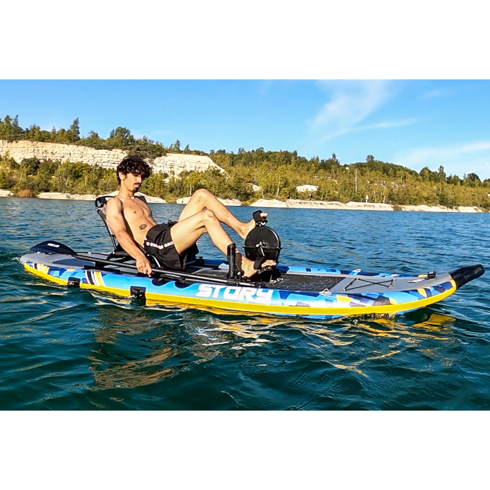 Příběh Single Hybrid Nafukovací Pedálová Koloběžka/SUP