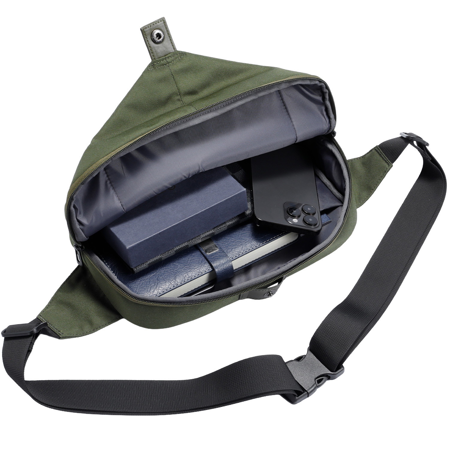 Annox Ecosmart Sling Bag – Vodotěsná taška z upcyklovaného materiálu pro koloběžky, skateboardy a kolečkové brusle