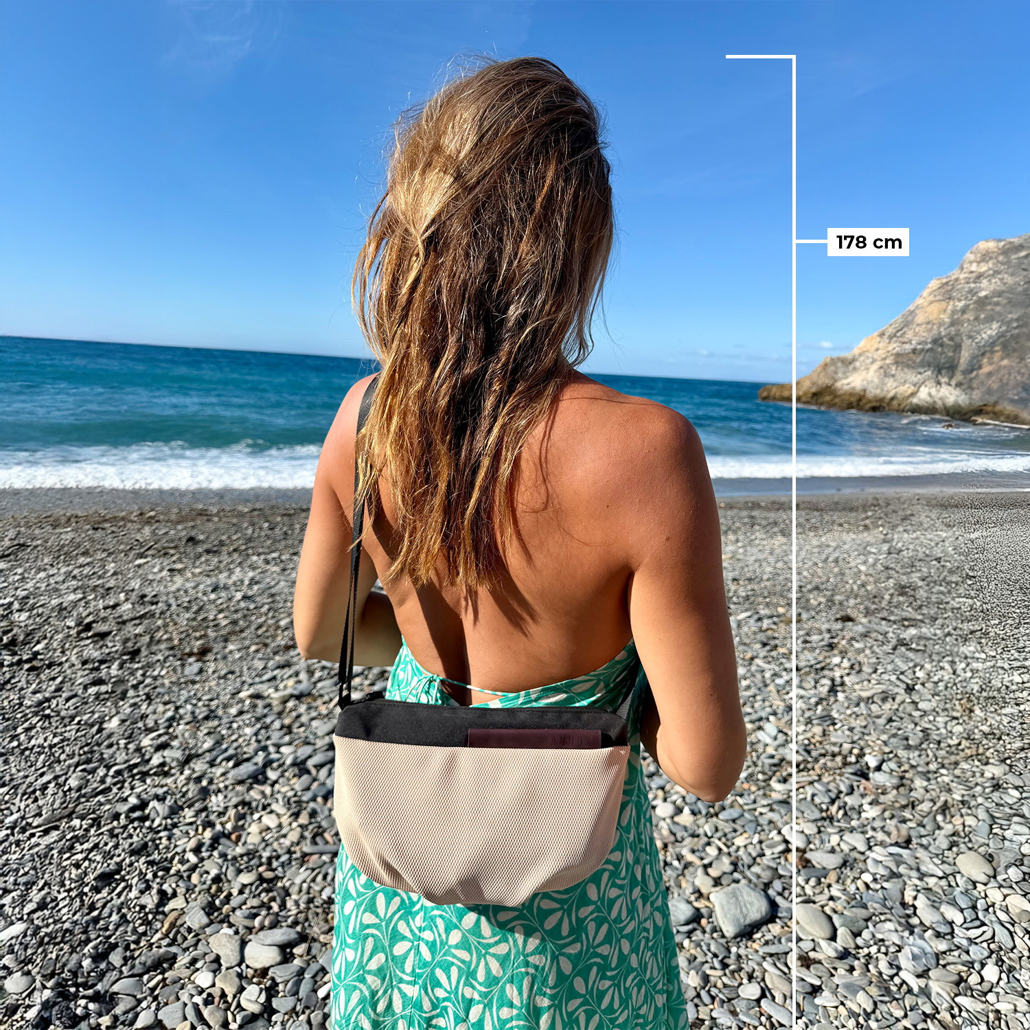 Annox On-The-Go Sling Bag – Taška odolná vůči vodě pro skateboard a koloběžku