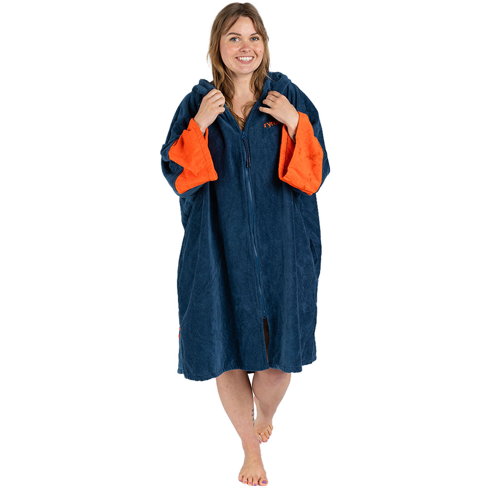 Dryrobe Plná zipová organická osušková róba