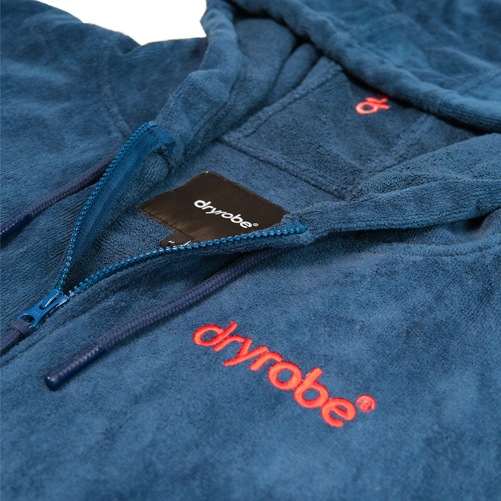 Dryrobe Plná zipová organická osušková róba