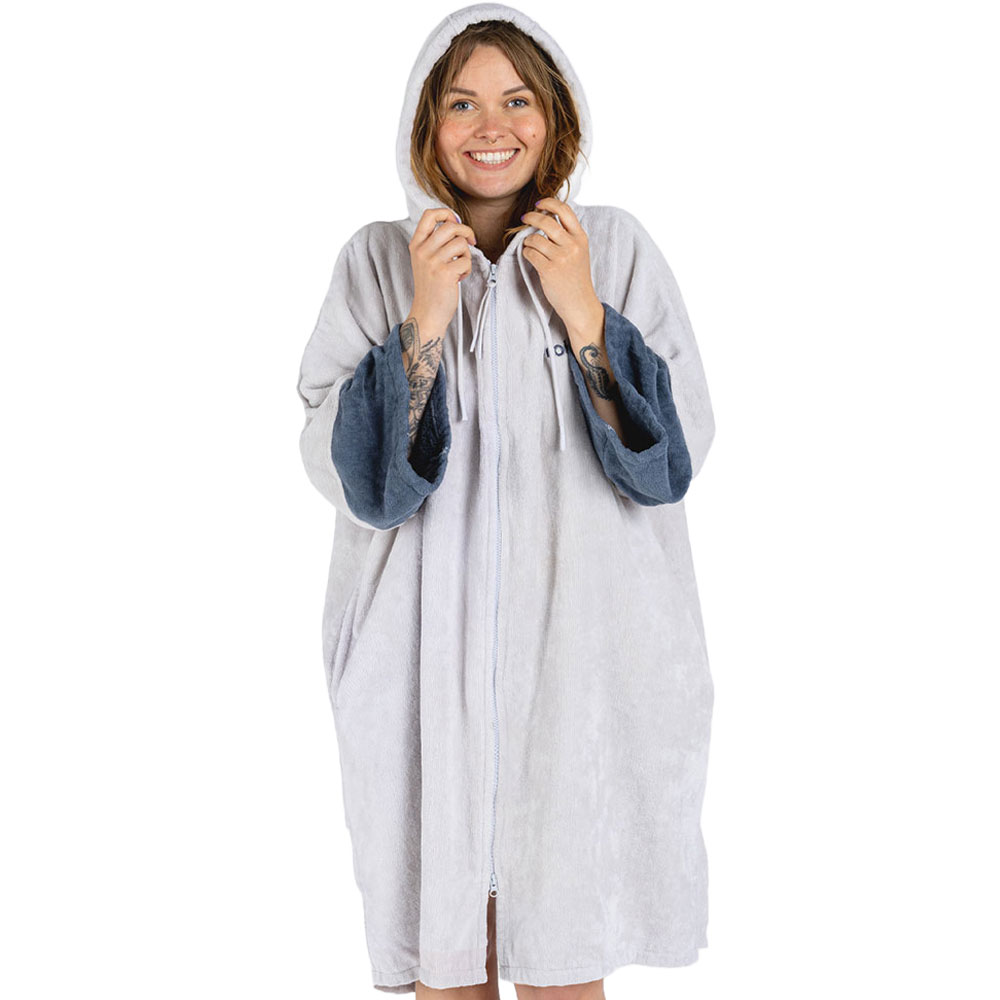 Dryrobe Plná zipová organická osušková róba