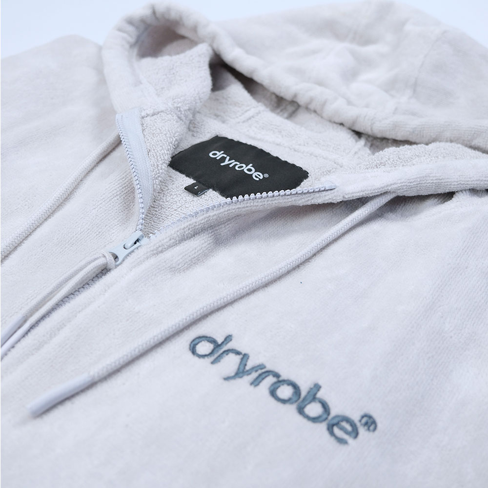 Dryrobe Plná zipová organická osušková róba