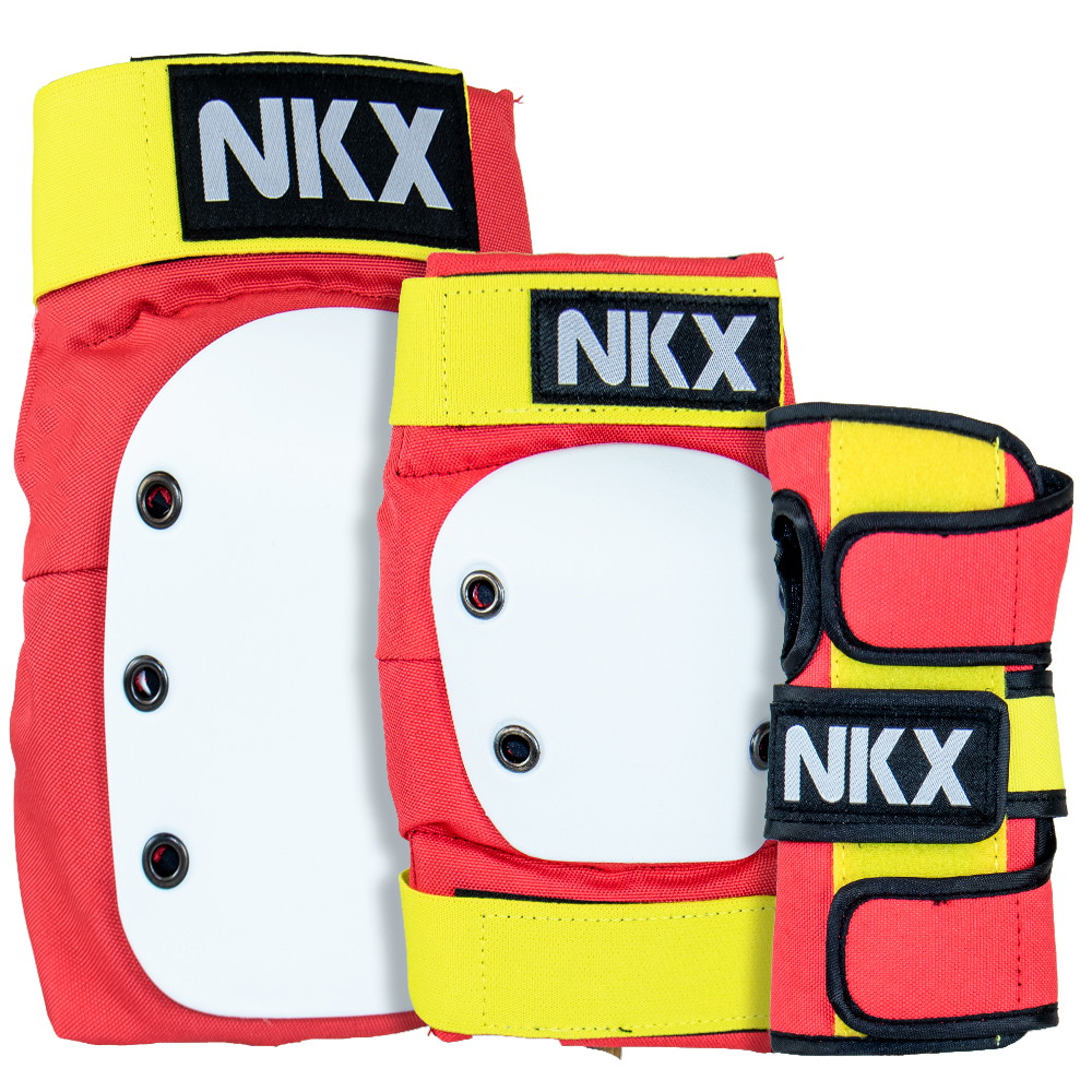 NKX 3-Pack Pro Ochranné Přístroje - Chrániče Kolen, Loktů a Zápěstí