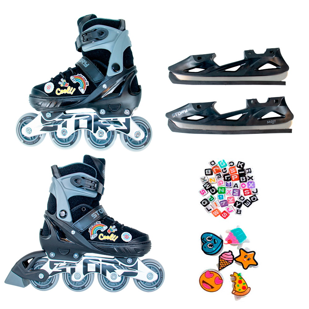 Nastavitelné inline brusle Story Moji