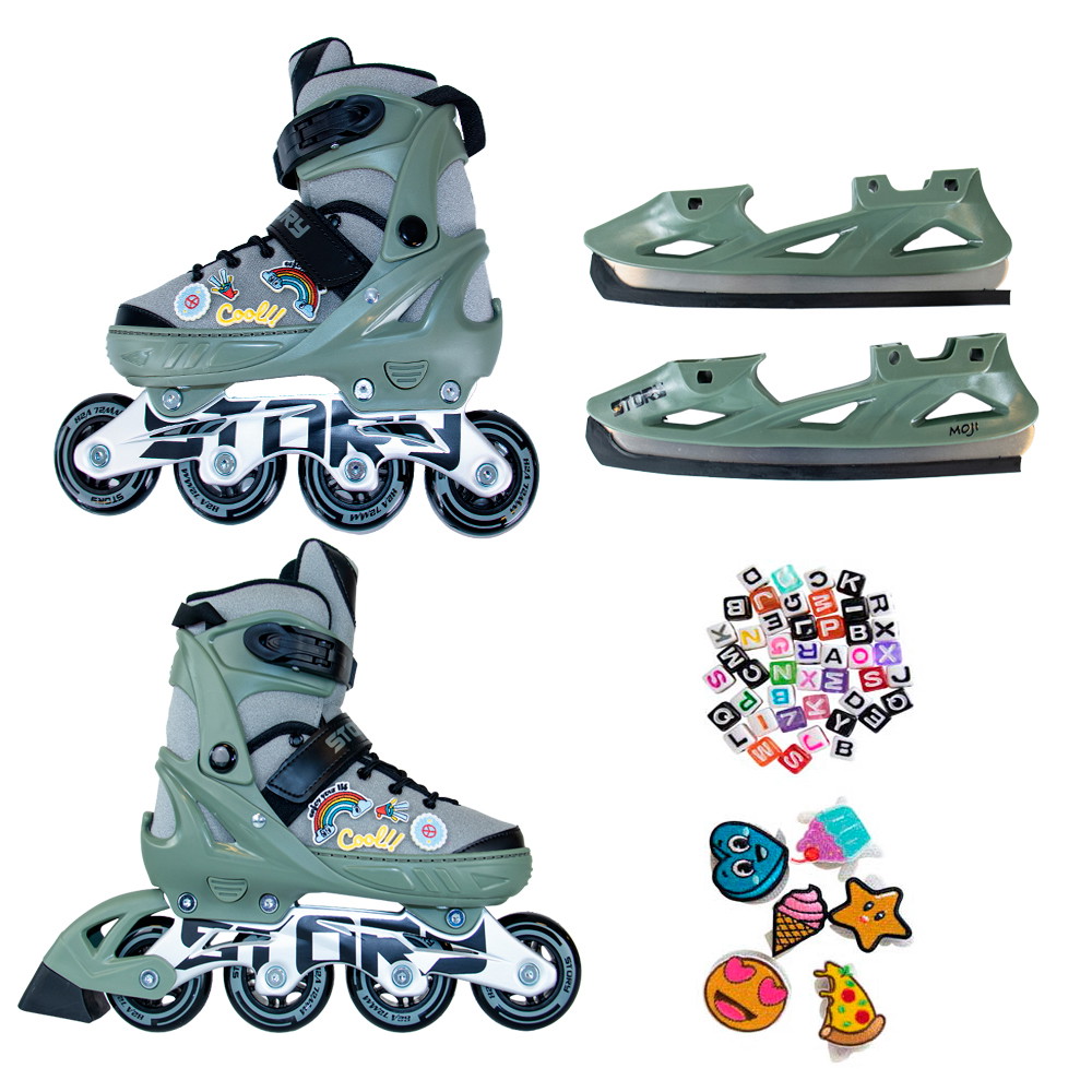 Nastavitelné inline brusle Story Moji