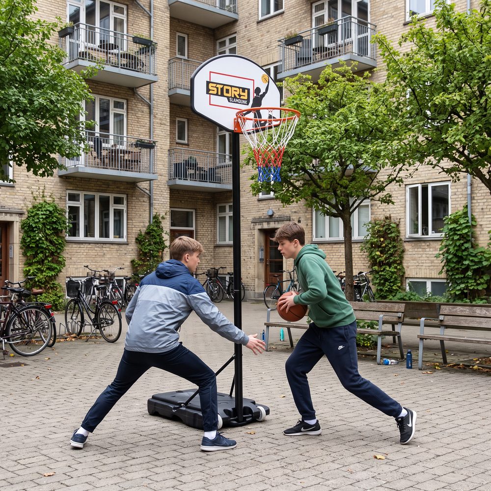 Story Koloběžka SlamDunk Basketball Hoop