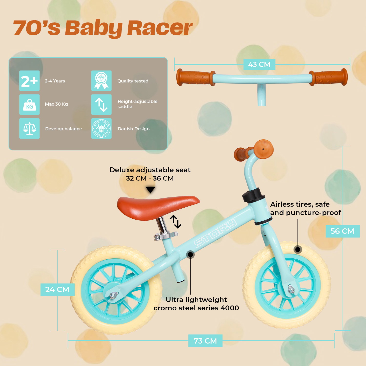Story 70's Baby Racer Koloběžka