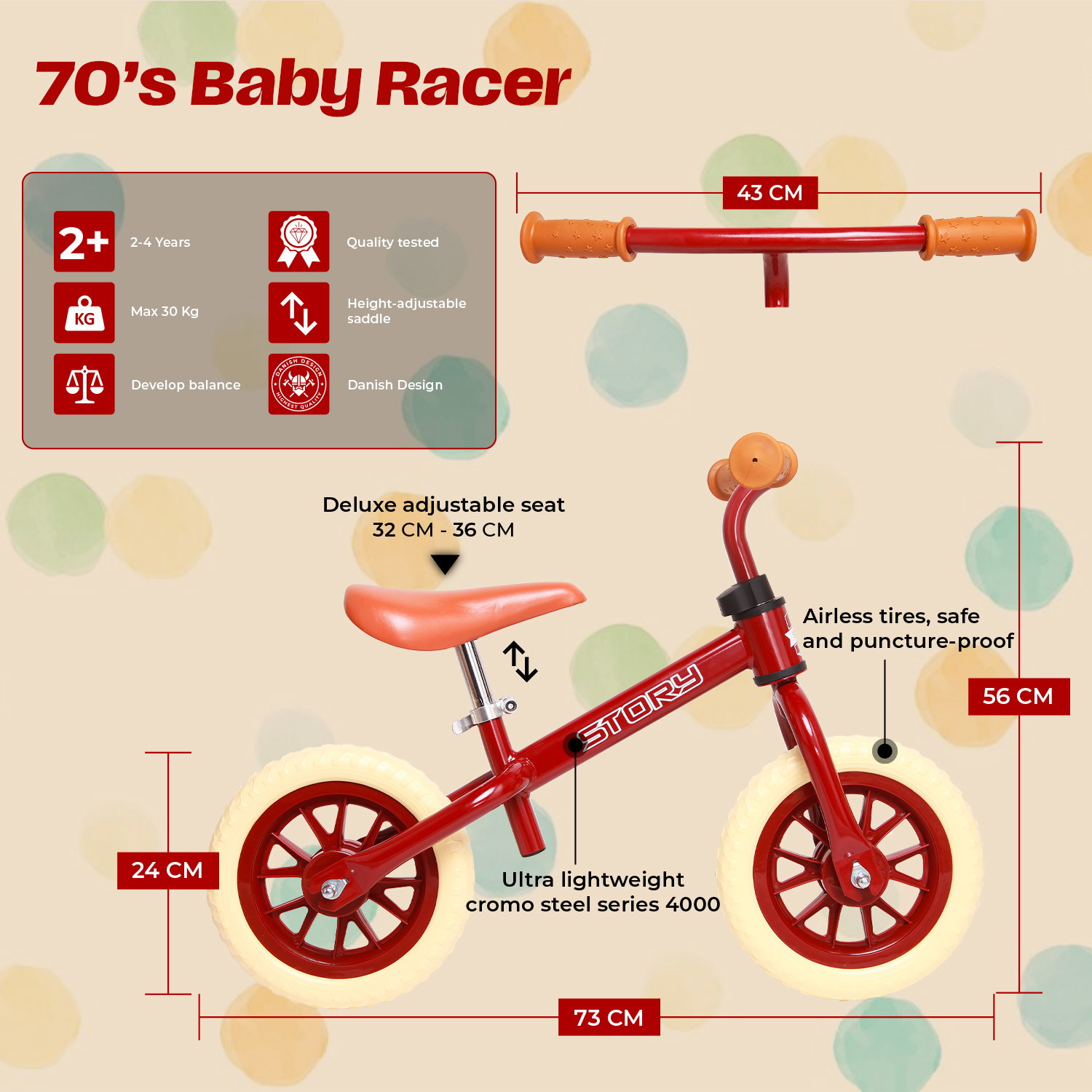 Story 70's Baby Racer Koloběžka