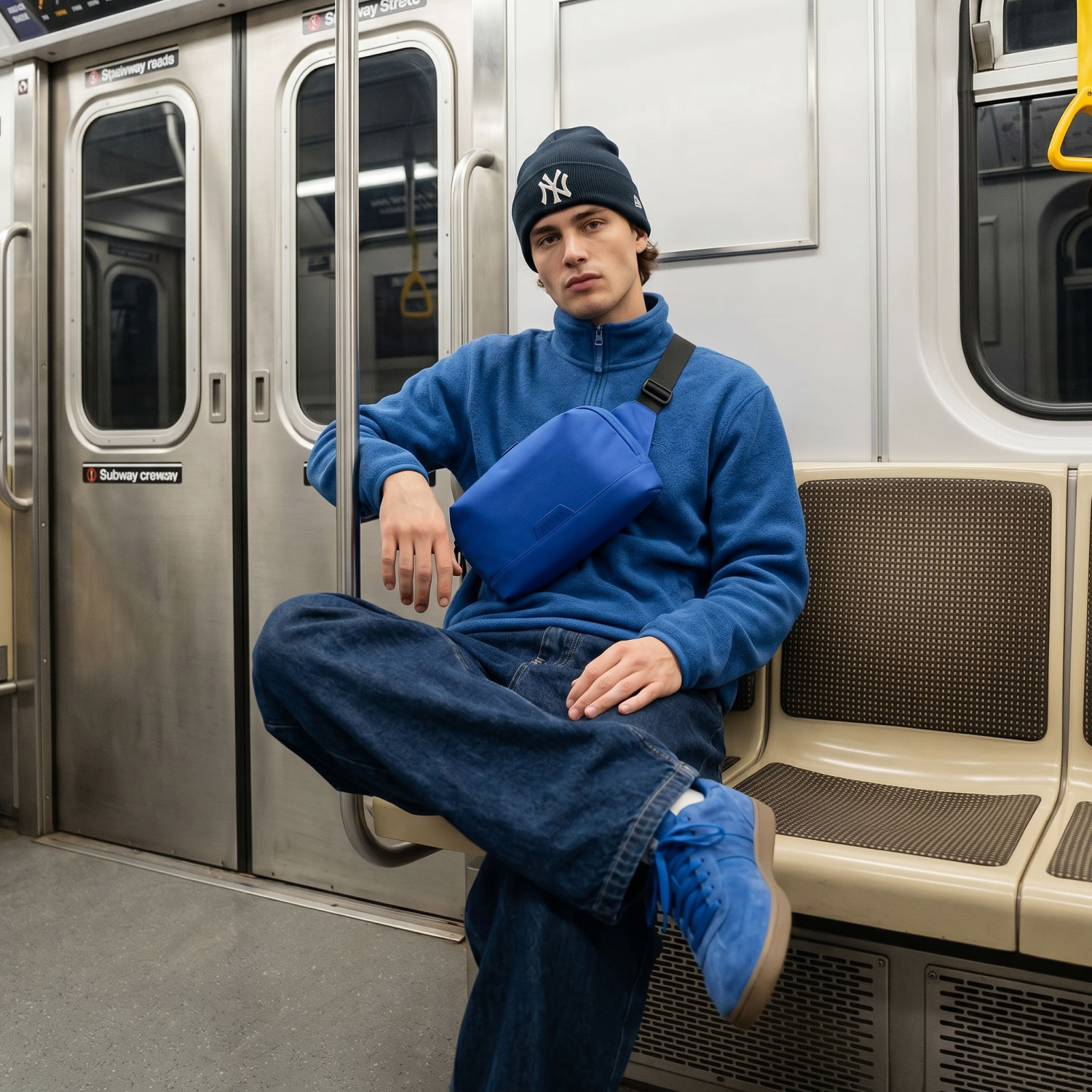Annox Ecosmart Sling Bag – Vodotěsná taška z upcyklovaného materiálu pro koloběžky, skateboardy a kolečkové brusle