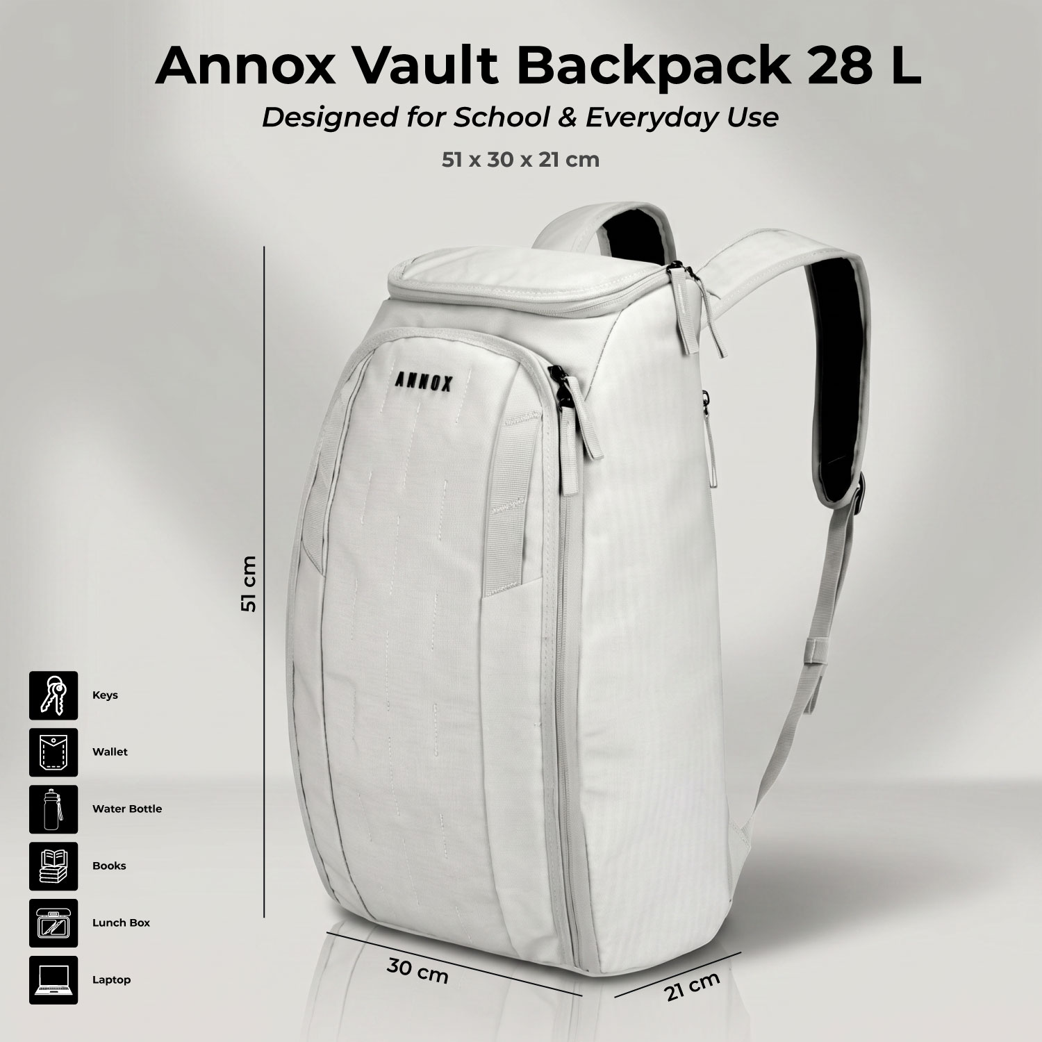 Annox Vault 28L - Voděodolný batoh na lyžování, sport a cestování