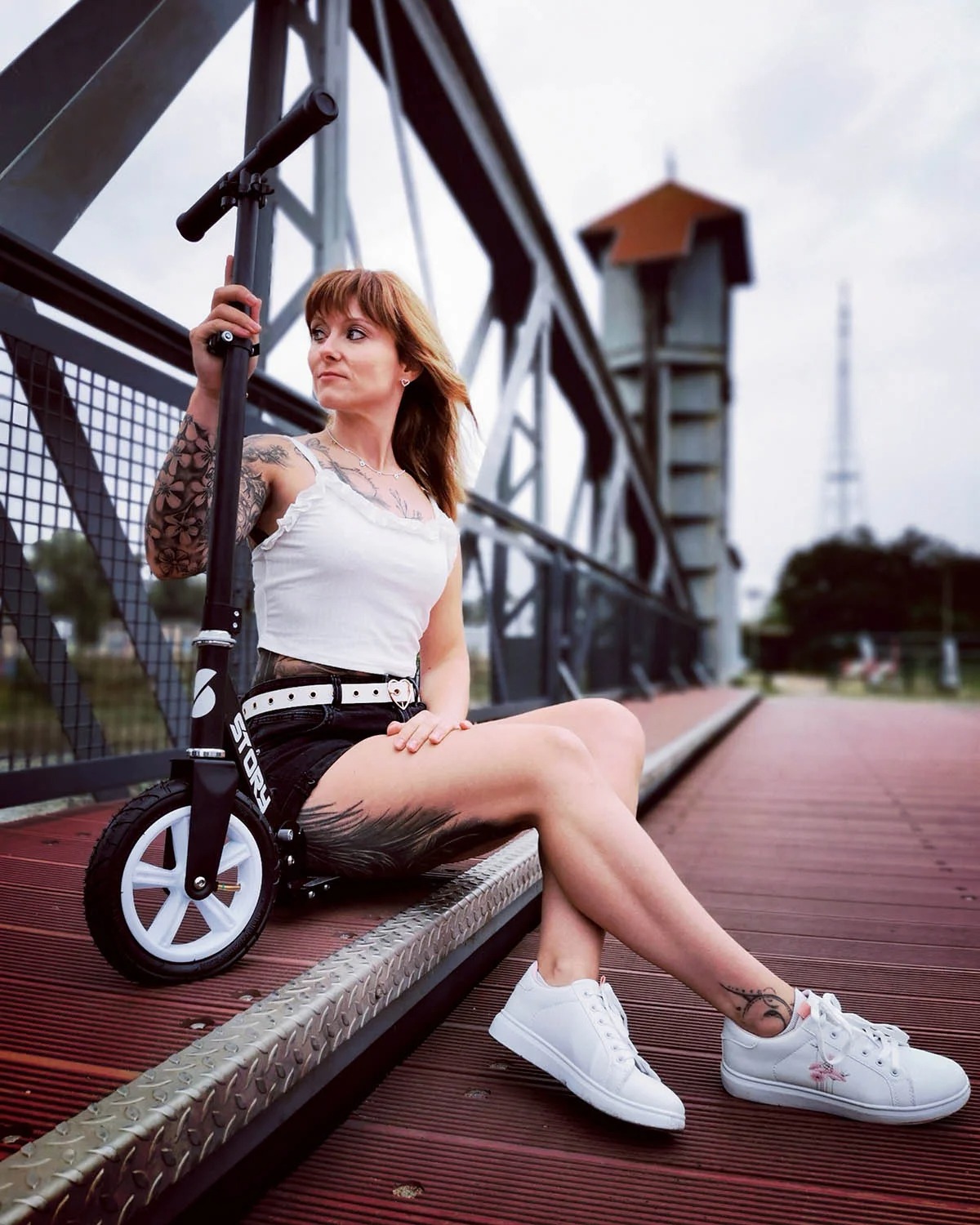 Story Civic Comfort Air-wheels Skládací Koloběžka