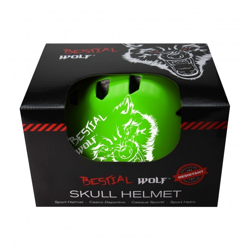 Helma Bestial Wolf Skull
