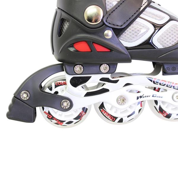 Nastavitelné inline brusle Cougar pro děti LED