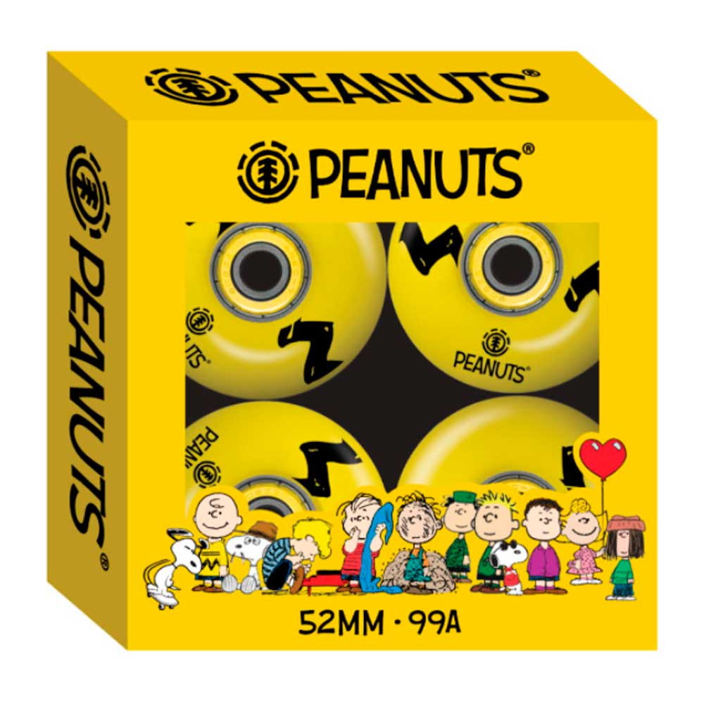 Element Arašídový Charlie Brown Proužkové Kolečka na Skateboard