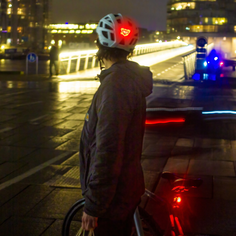 NKX City LED Cyklistická Helma s vestavěným světlem