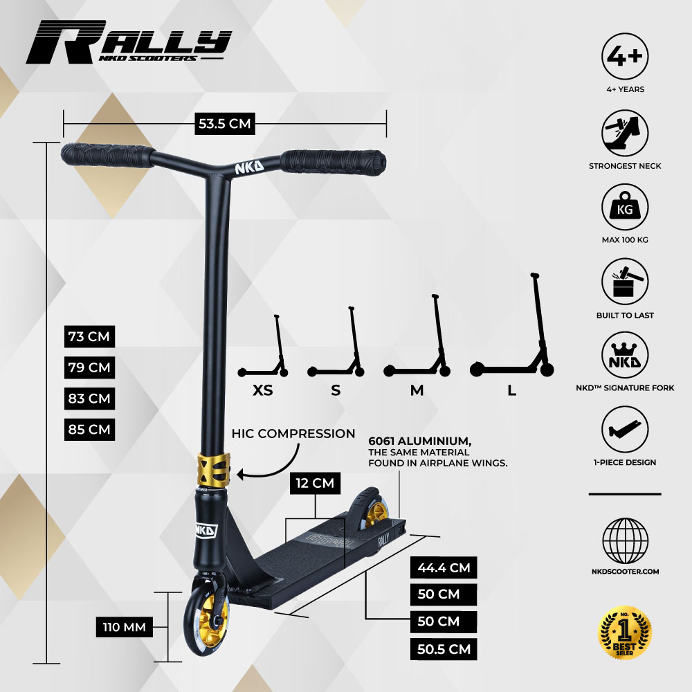 NKD Rally Freestyle Koloběžk