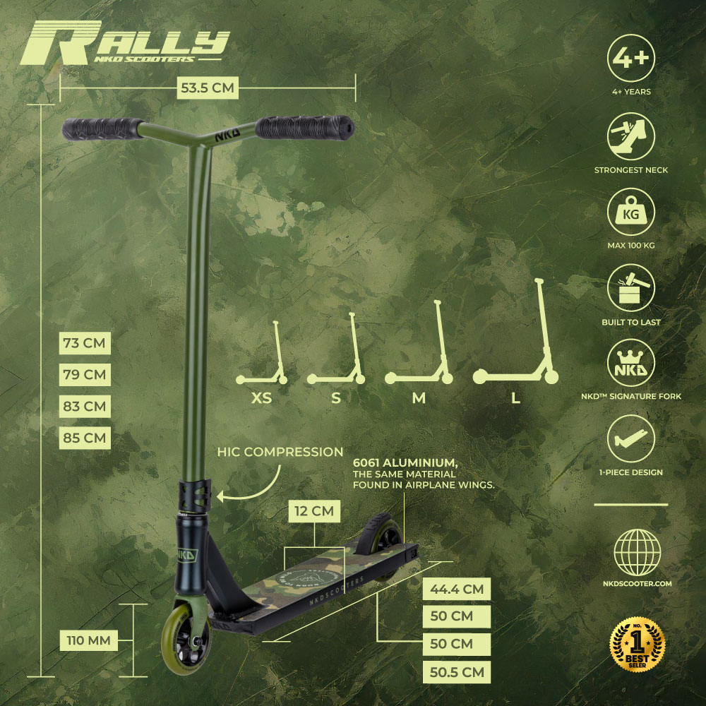 NKD Rally Freestyle Koloběžk