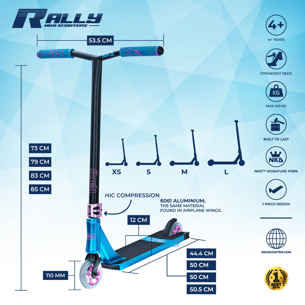 NKD Rally Freestyle Koloběžk