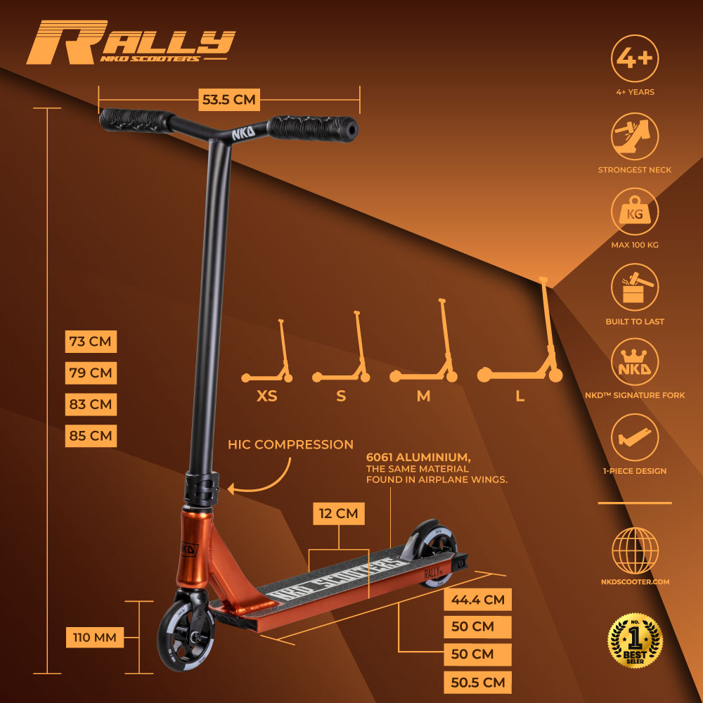 NKD Rally Freestyle Koloběžk