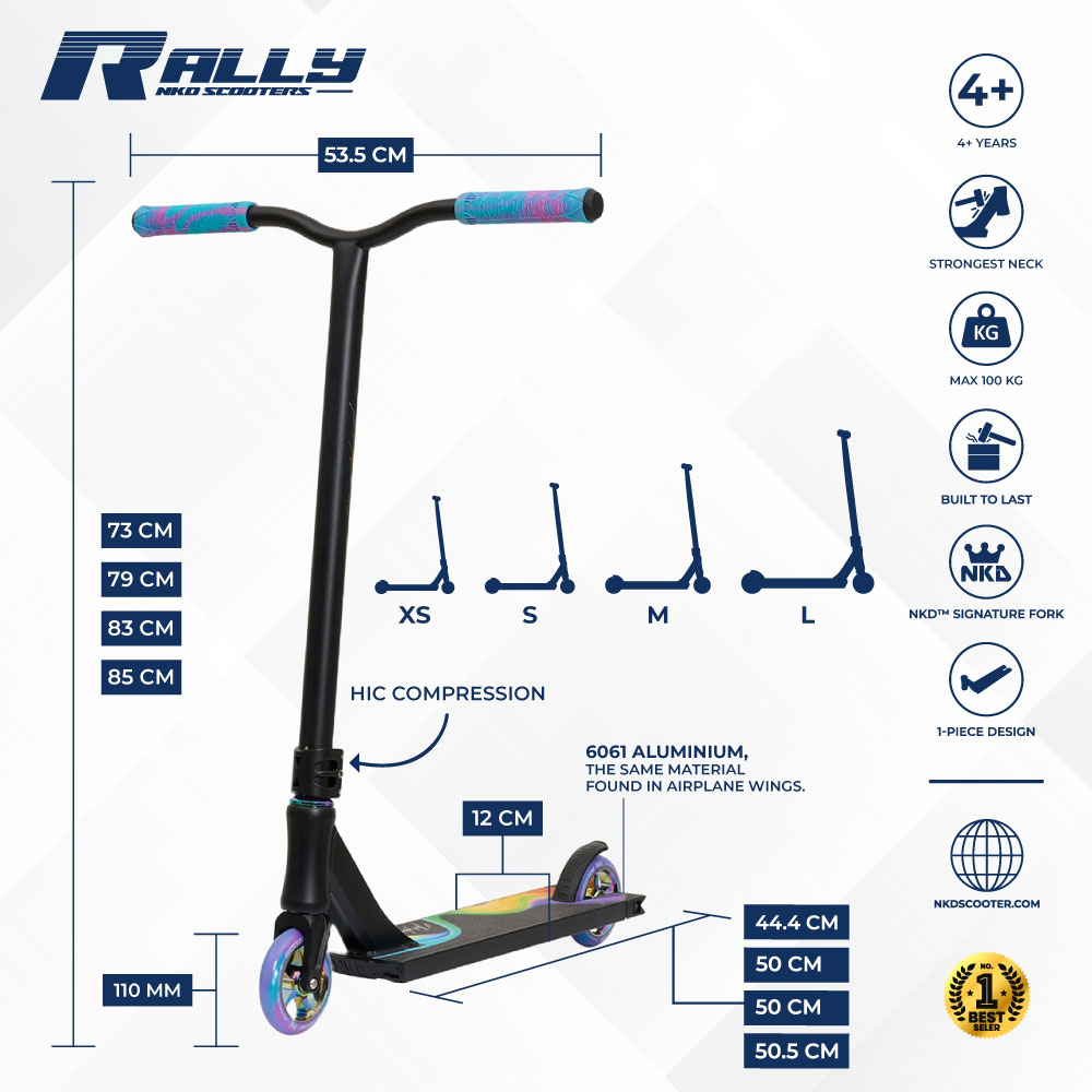 NKD Rally Freestyle Koloběžk