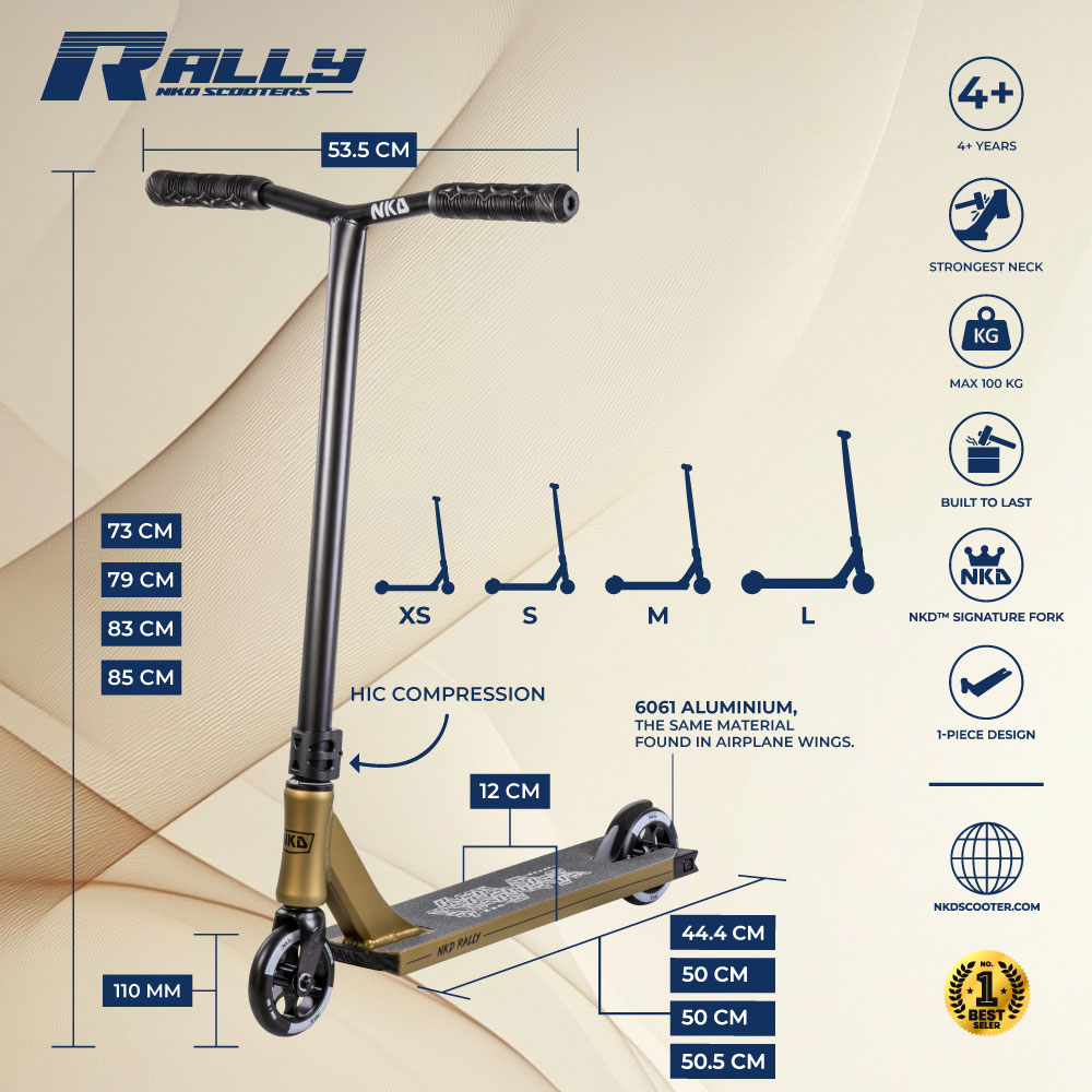 NKD Rally Freestyle Koloběžk