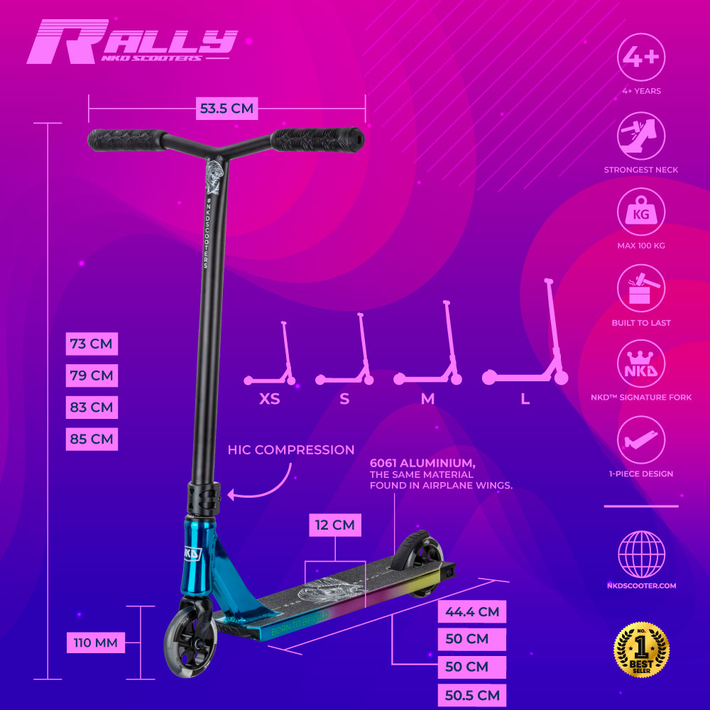NKD Rally Freestyle Koloběžk