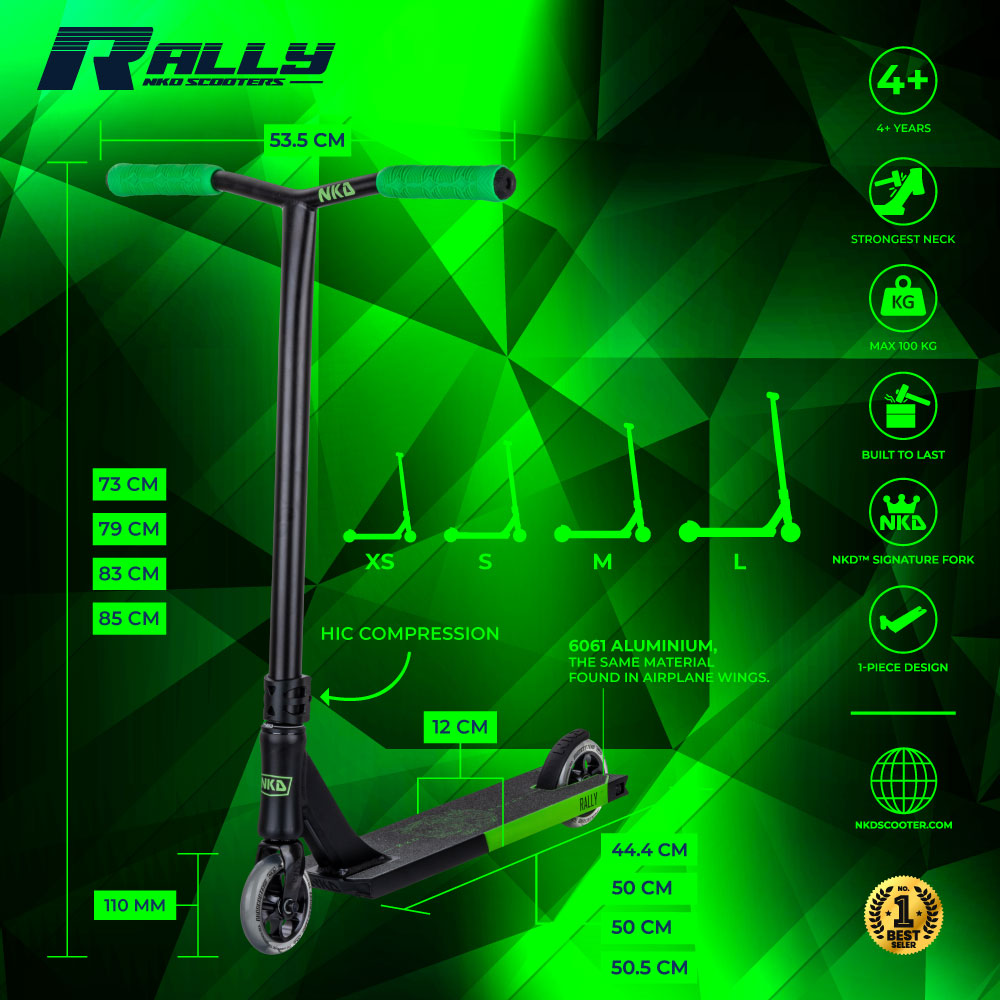 NKD Rally Freestyle Koloběžk