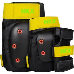 NKX 3-Pack Pro Ochranné Přístroje - Chrániče Kolen, Loktů a Zápěstí