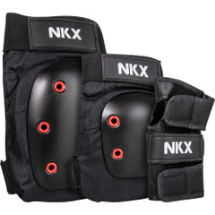 NKX 3-Pack Pro Ochranné Přístroje - Chrániče Kolen, Loktů a Zápěstí