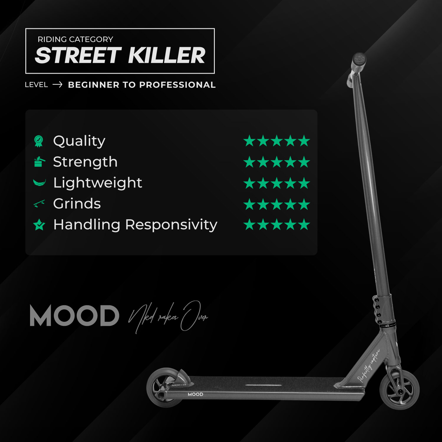 NKD Mood Freestyle Koloběžk