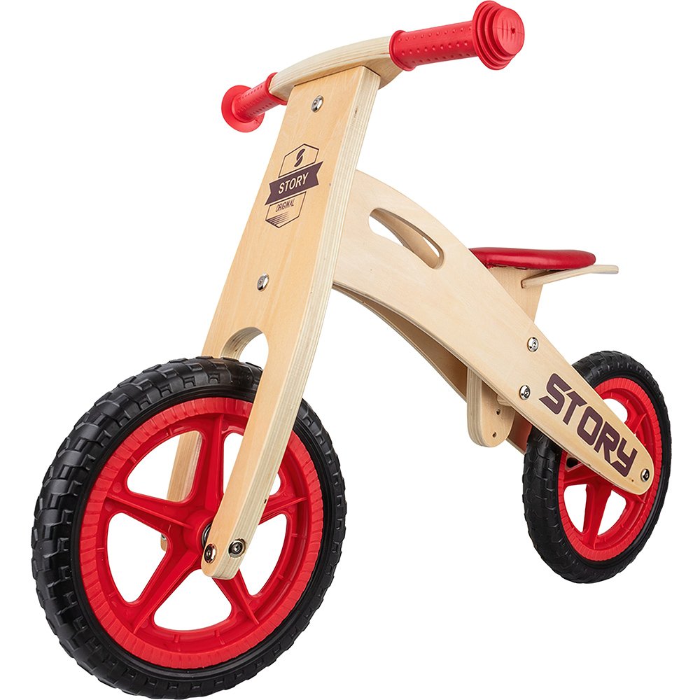 Dřevěný balansový bicykl