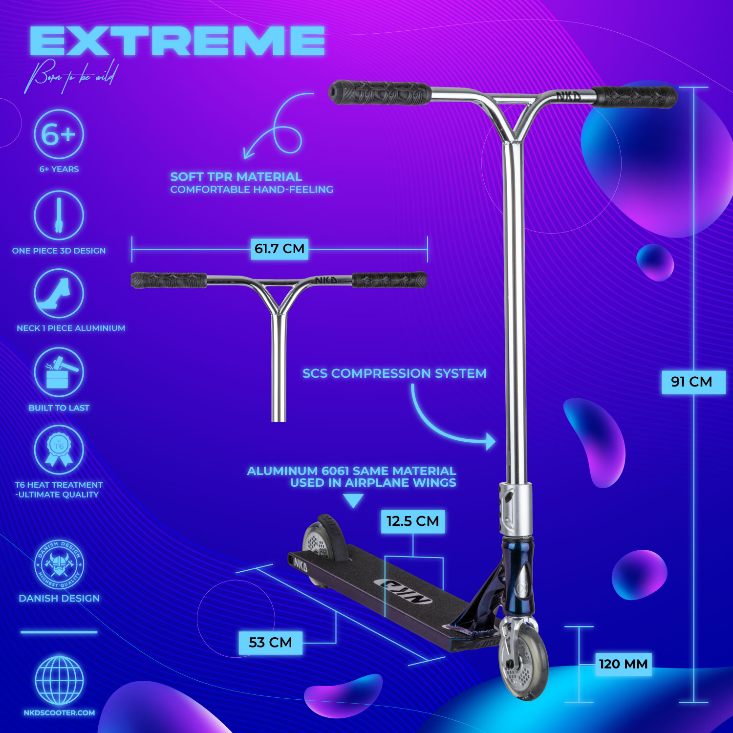 NKD Extreme Freestyle Koloběžk
