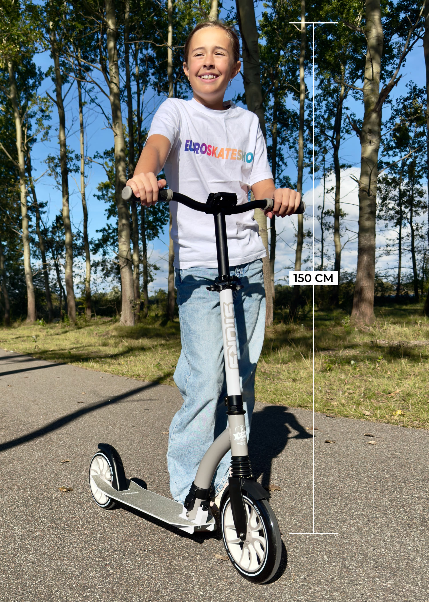 Story Velký Kolo Pokročilý Skládací Koloběžk