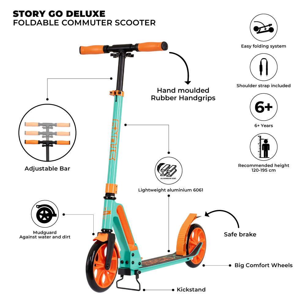 Story GO Deluxe Skládací Koloběžka pro Město