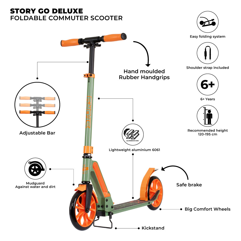 Story GO Deluxe Skládací Koloběžka pro Město