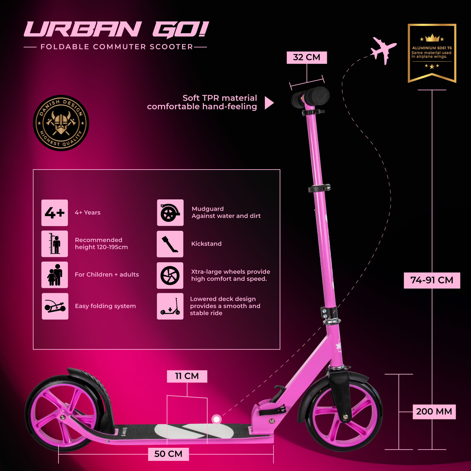 Story Urban GO! Skladný dojížděcí koloběžka