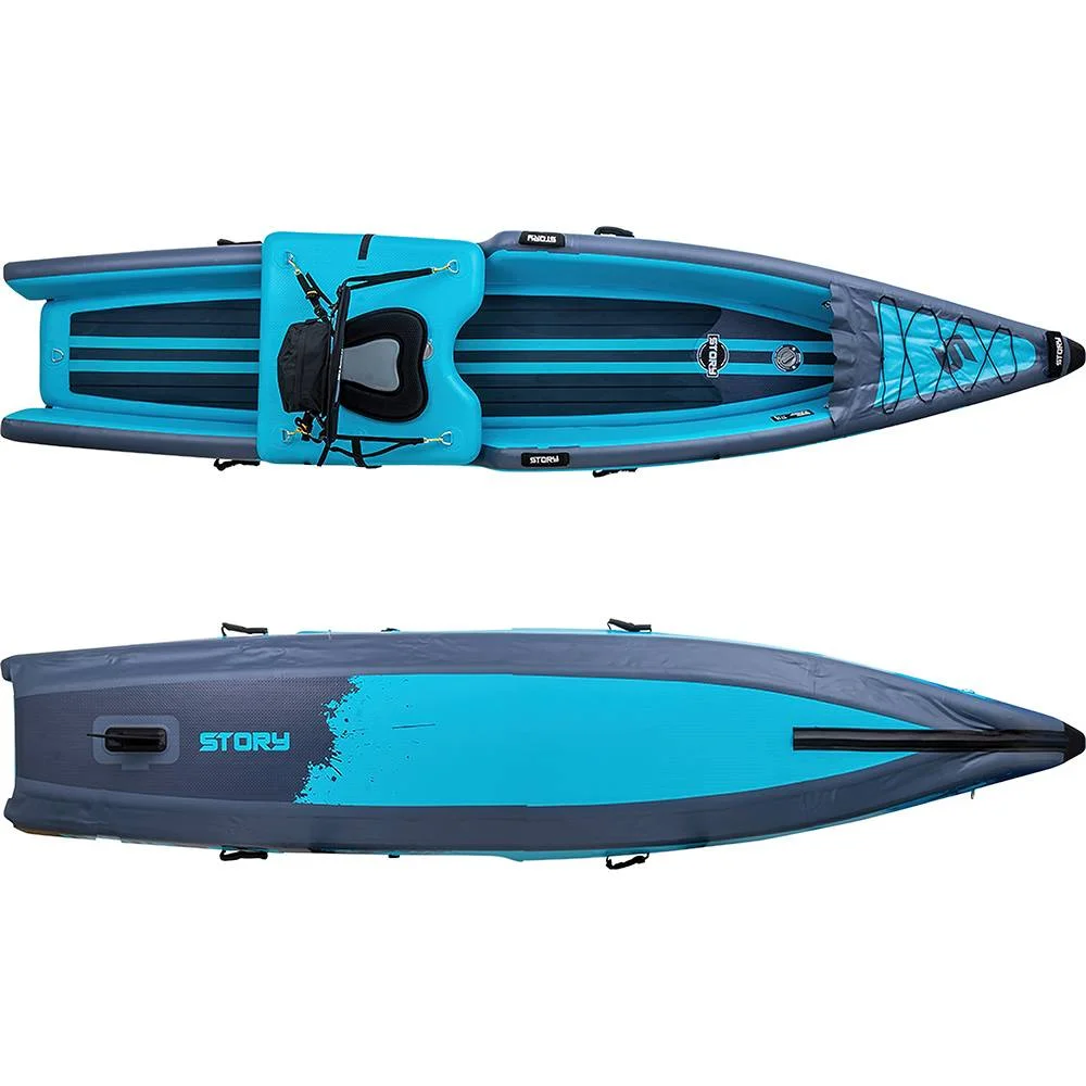 Příběh Hunter Hybrid Sit-on-top lova, rybaření, kajak, kanoe a SUP - nafukovací