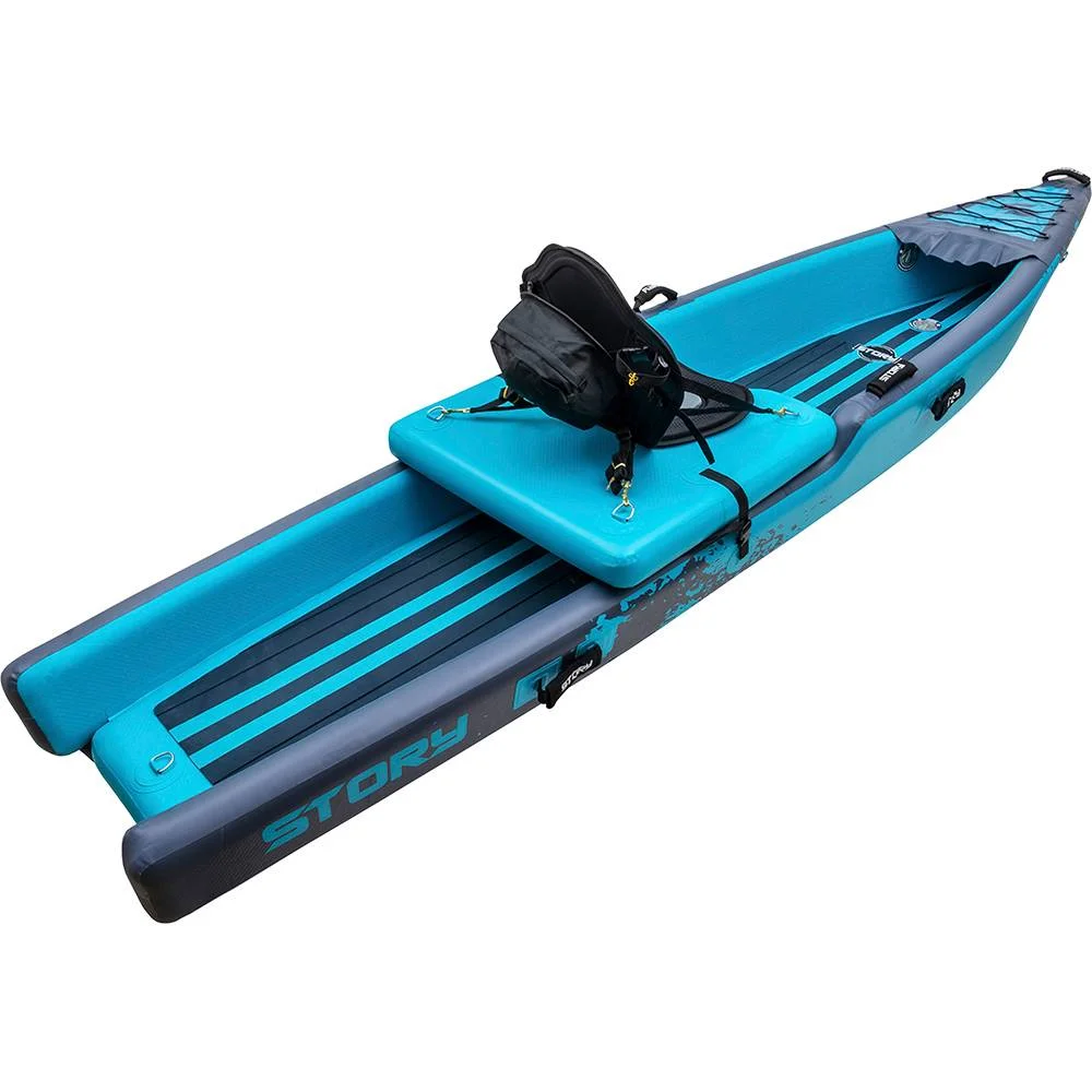 Příběh Hunter Hybrid Sit-on-top lova, rybaření, kajak, kanoe a SUP - nafukovací