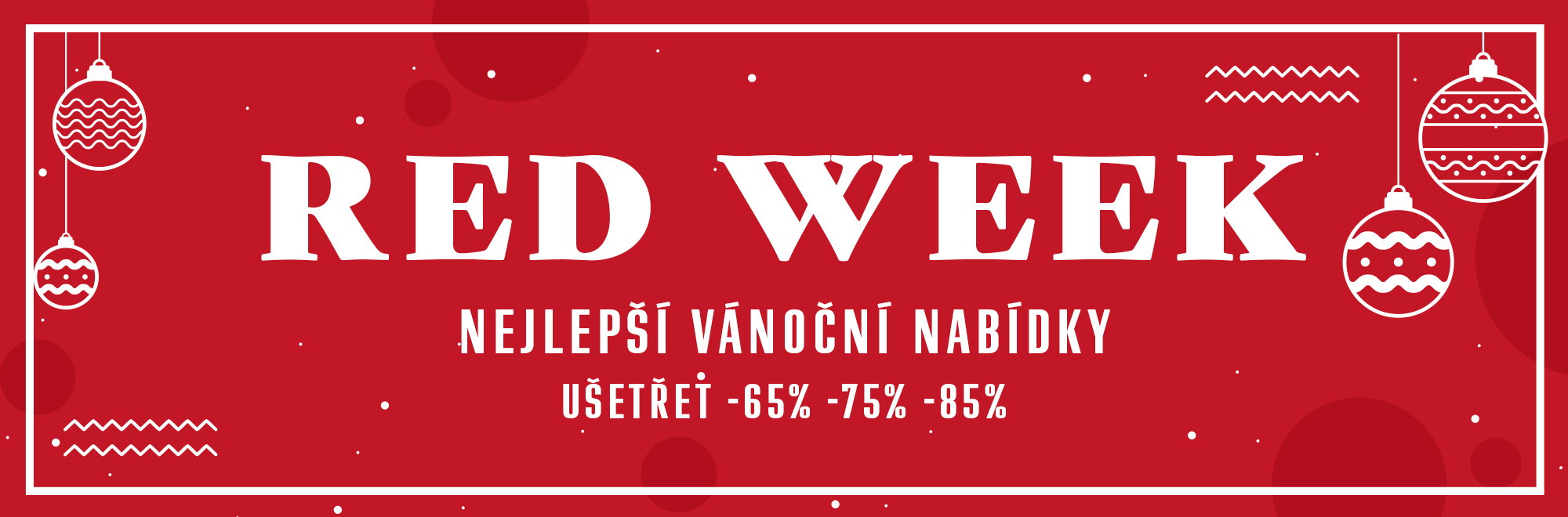 Red Week prodejn&iacute; banner